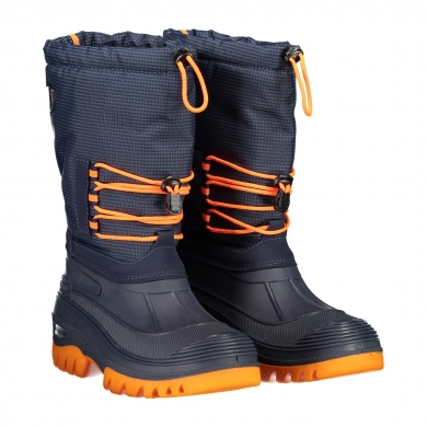 CMP Winter Boots Ahto (waterproof, Clima Protect lining) dark blue/orange Kids